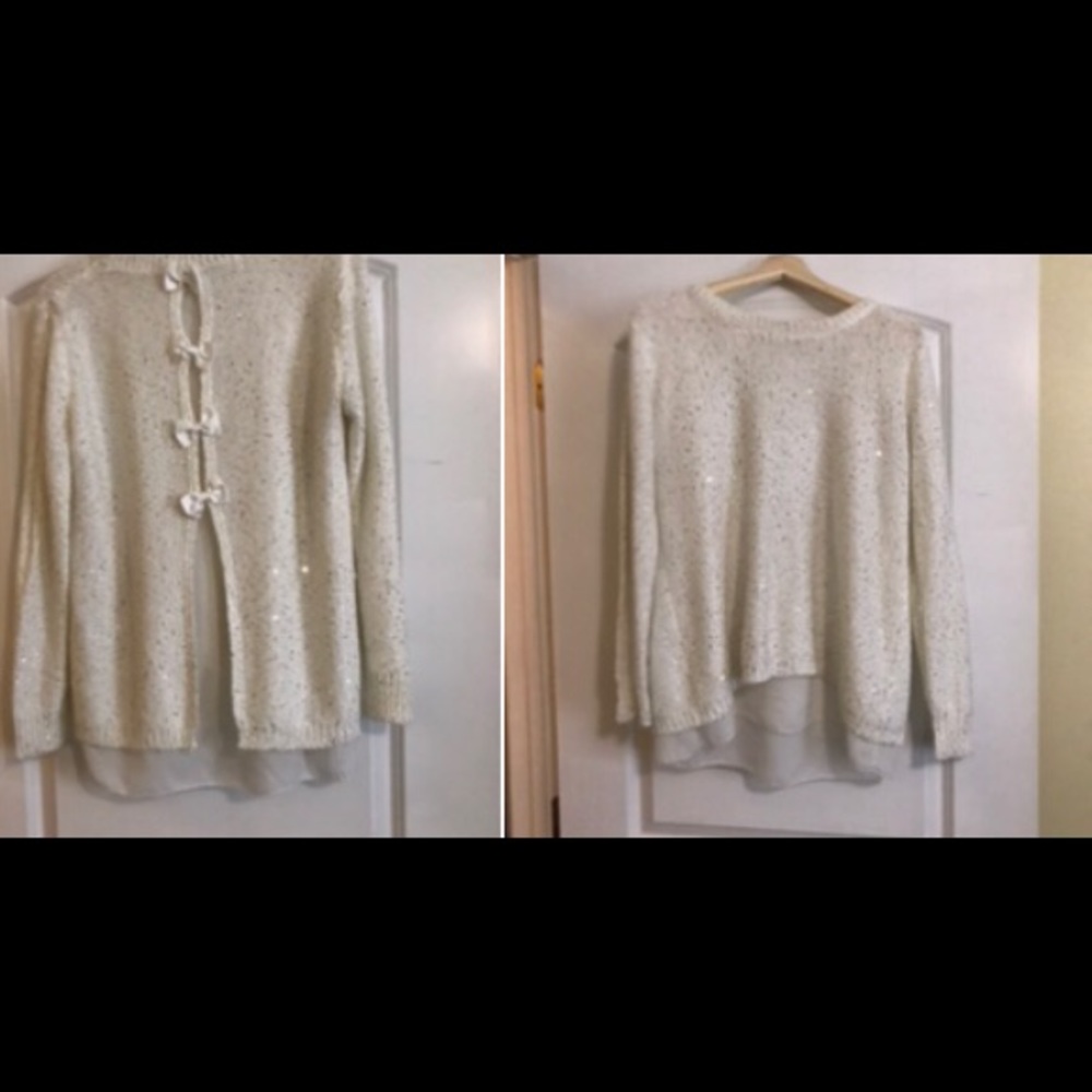 Cream color sweater